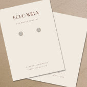 Carte d'affichage minimale Beige & Terracotta