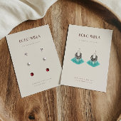 Carte d'affichage minimale Beige & Terracotta