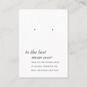 CARTE D'AFFICHAGE MINIMALE BLACK WHITE MOM (Devant)