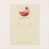 Carte d'affichage minimaliste de l'illustration (Devant)
