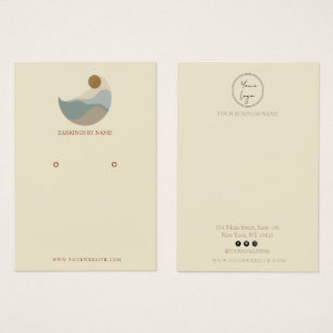 Carte d'affichage minimaliste de l'illustration