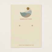 Carte d'affichage minimaliste de l'illustration (Devant)