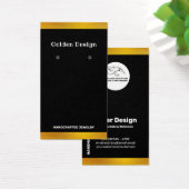 Carte d'affichage minimaliste Faux Gold Foil (Bureau)