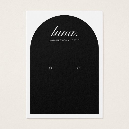 Carte d'affichage minimaliste moderne (Devant)