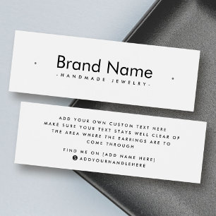 Carte d'affichage minimaliste moderne