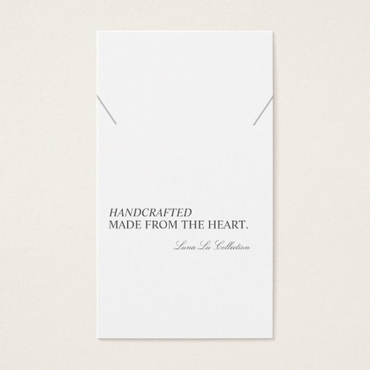 Carte d'affichage minimaliste moderne (Devant)