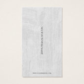 Carte d'affichage minimaliste moderne (Dos)