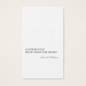 Carte d'affichage minimaliste moderne (Devant)