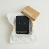 Carte d'affichage minimaliste or simple