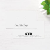 Carte d'affichage minimaliste pour l'oreille de sc (Bureau)