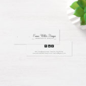 Carte d'affichage minimaliste pour l'oreille de sc (Bureau)