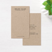 Carte d'affichage minimaliste Rustique Kraft (Bureau)