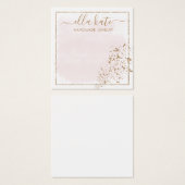 Carte d'affichage moderne (Devant & derrière)