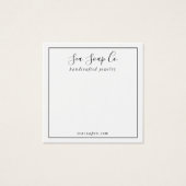 Carte d'affichage moderne (Devant)