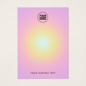 Carte d'affichage moderne (Devant)