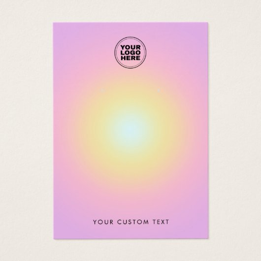 Carte d'affichage moderne (Devant)