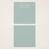 Carte d'affichage moderne (Devant & derrière)