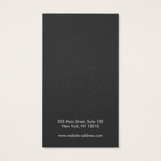 Carte d'affichage moderne à longue oreille bleu pâ (Dos)