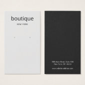 Carte d'affichage moderne à longue portée gris sim (Devant & derrière)