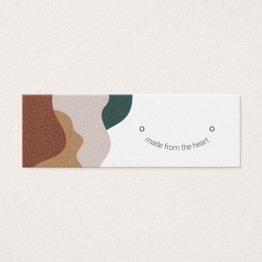 Carte d'affichage moderne Abstrait Boho Earring (Devant)