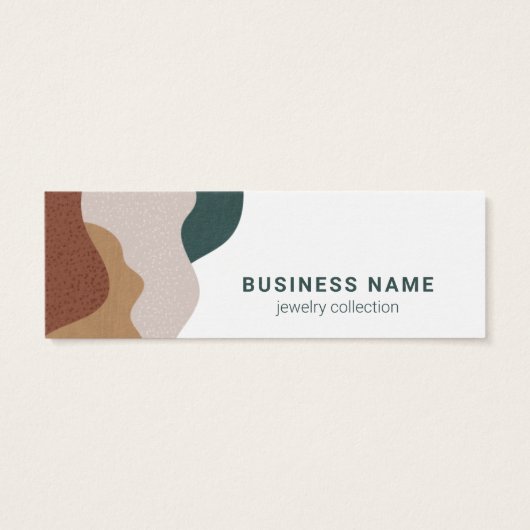 Carte d'affichage moderne Abstrait Boho Earring (Dos)