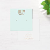 Carte d'affichage moderne Aqua Blue Stud (Bureau)