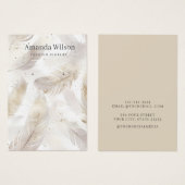 Carte d'affichage moderne bijoux en or simple (Devant & derrière)