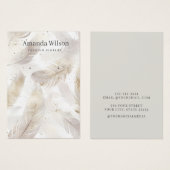 Carte d'affichage moderne bijoux en or simple (Devant & derrière)