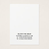 Carte d'affichage moderne Black Hair Lips Girl ore (Dos)