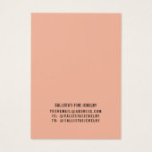 Carte d'affichage moderne Black Hair Lips Girl ore (Dos)