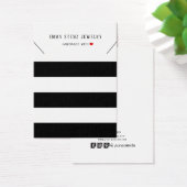 Carte d'affichage moderne Black White Stripes Coll (Bureau)