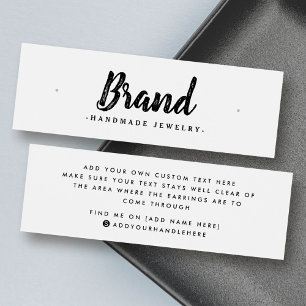 Carte d'affichage moderne blanche à oreille