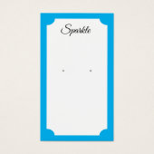 Carte d'affichage moderne brillante en gras (Devant)