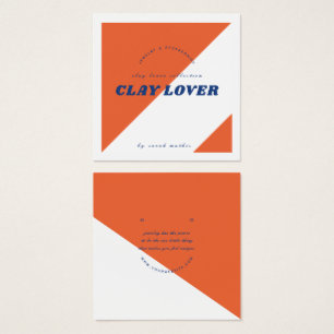 Carte d'affichage moderne Burnt Orange oreille bij