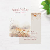 Carte d'affichage moderne chic fleur sauvage à ore (Bureau)