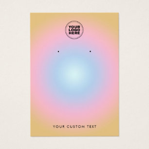 Carte d'affichage moderne colorée