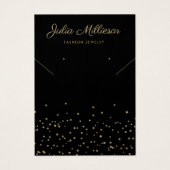 Carte d'affichage moderne Confetti d'aquarelle (Devant)