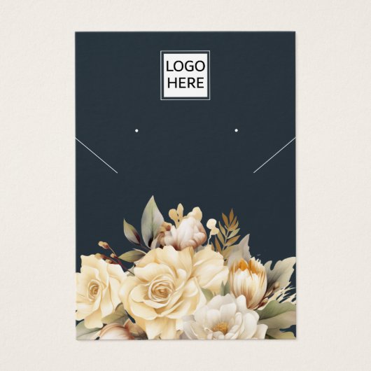 Carte d'affichage moderne Elegant bijoux personnal (Devant)