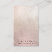 Carte d'affichage moderne en collier rose Dusty (Devant)