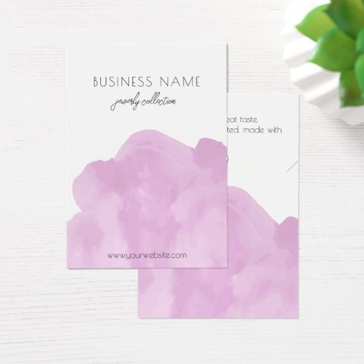 Carte d'affichage moderne et simple en collier ros (Bureau)