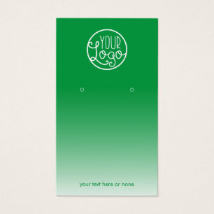 Carte d'affichage moderne Green Ombre Votre logo B