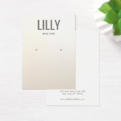 Carte d'affichage moderne ivoire Ombre à oreille (Bureau)