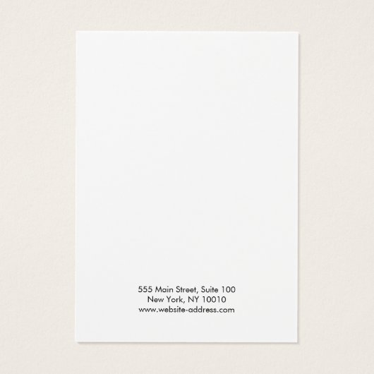 Carte d'affichage moderne Lavender Gradient (Dos)