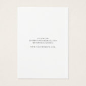 Carte d'affichage moderne logo d'entreprise bijoux (Dos)