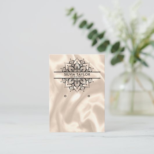 Carte d'affichage moderne Mandala Earring (Debout devant)