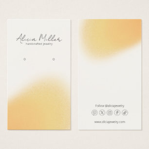 Carte d'affichage moderne minimaliste flou oreille