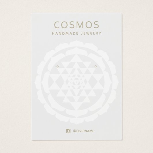 Carte d'affichage moderne New Age (Devant)