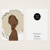 Carte d'affichage moderne Pastel (Devant & derrière)