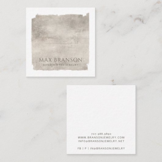 Carte d'affichage moderne Pearl Earring (Devant / Derrière)