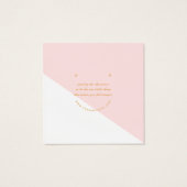 Carte d'affichage moderne pour bijoux à oreille ro (Dos)